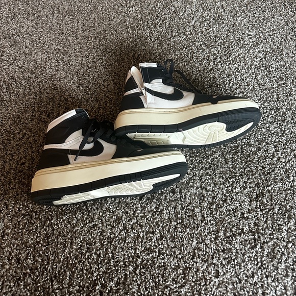 Air Jordan 1 Elevate High Summit White/ Coconut Milk/ Dark Ash - Picture 3 of 6